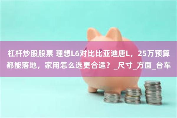 杠杆炒股股票 理想L6对比比亚迪唐L，25万预算都能落地，家用怎么选更合适？_尺寸_方面_台车