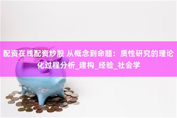 配资在线配资炒股 从概念到命题：质性研究的理论化过程分析_建构_经验_社会学