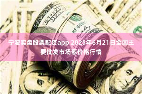 宁波实盘股票配资app 2025年6月21日全国主要批发市场葱价格行情