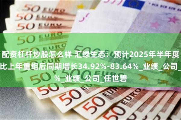 配资杠杆炒股怎么样 汇绿生态：预计2025年半年度净利润比上年重组后同期增长34.92%-83.64%_业绩_公司_任世碧