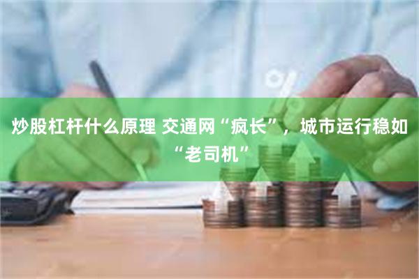 炒股杠杆什么原理 交通网“疯长”，城市运行稳如“老司机”