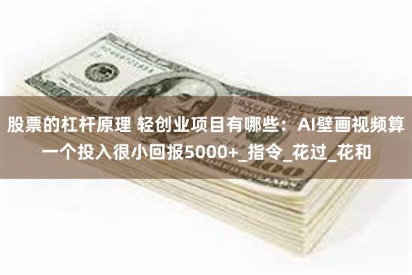 股票的杠杆原理 轻创业项目有哪些：AI壁画视频算一个投入很小回报5000+_指令_花过_花和