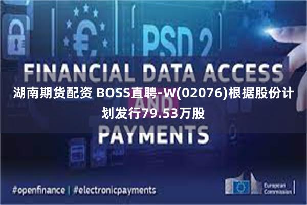 湖南期货配资 BOSS直聘-W(02076)根据股份计划发行79.53万股