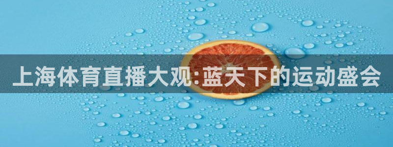 直播吧nba直播吧在线直播：上海体育直播大观:蓝天下的运动盛会